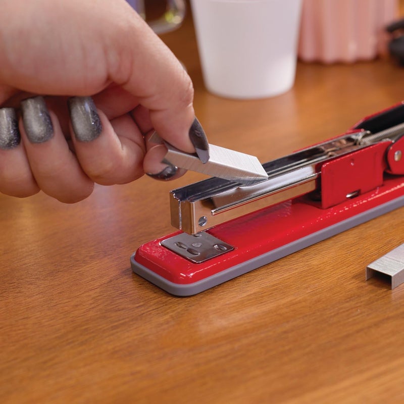 Swing Line Stapler, Cub Compact Desktop Stapler, 20 Sheet Capacity, Metal, Rio Red (S701070) - Image 4